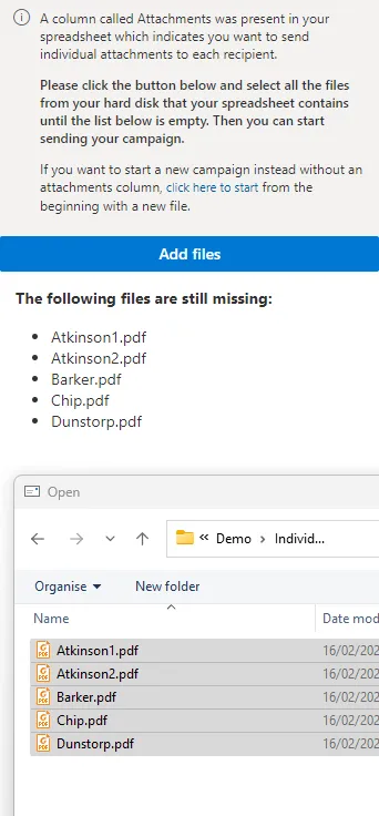 Mailmerge mit Anhängen aus Outlook senden