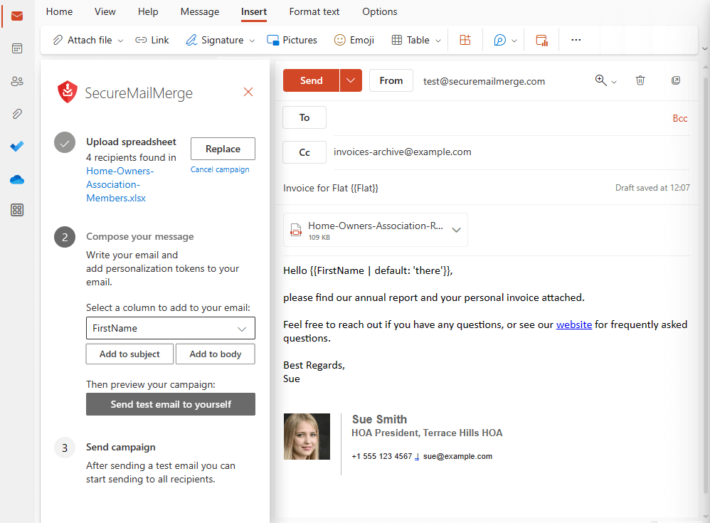 Verbessern Sie Ihre E-Mail-Merge-Kampagnen mit dem Secure Mail Merge Plugin