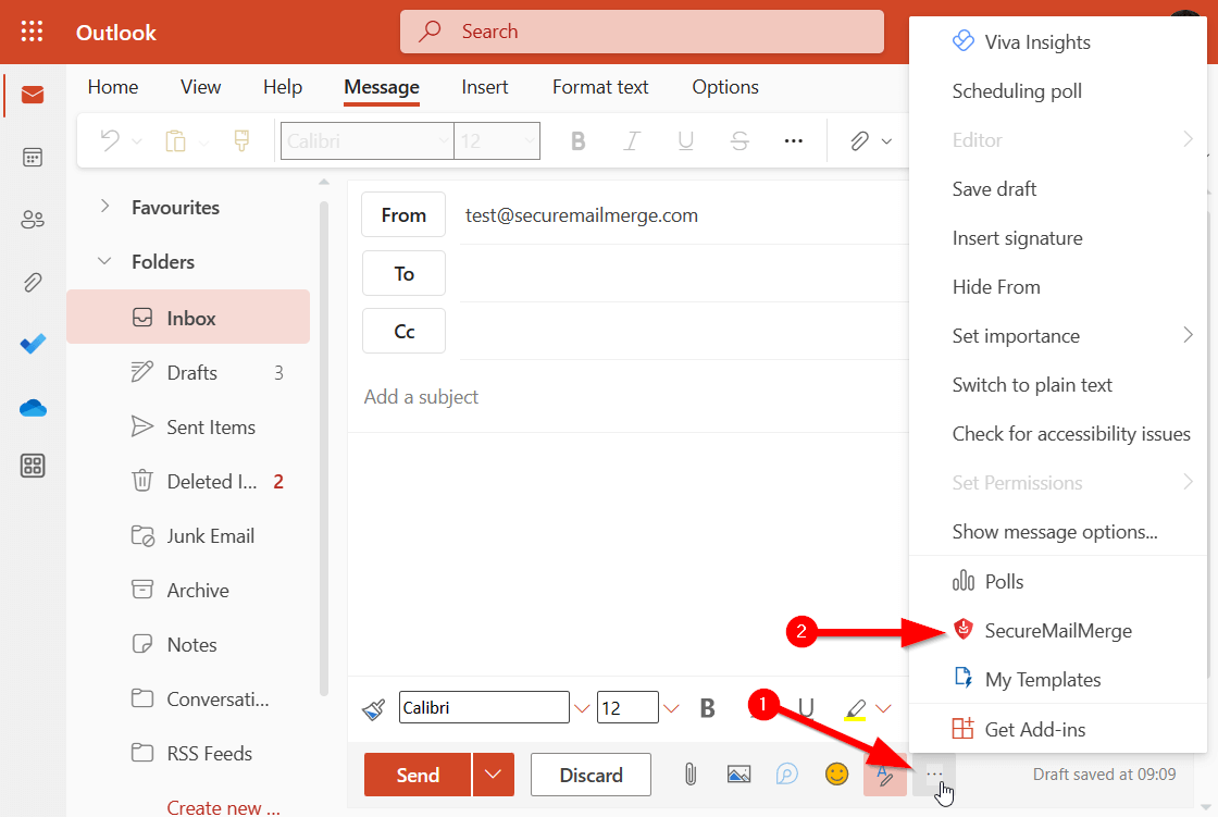 start addin outlook web 2022
